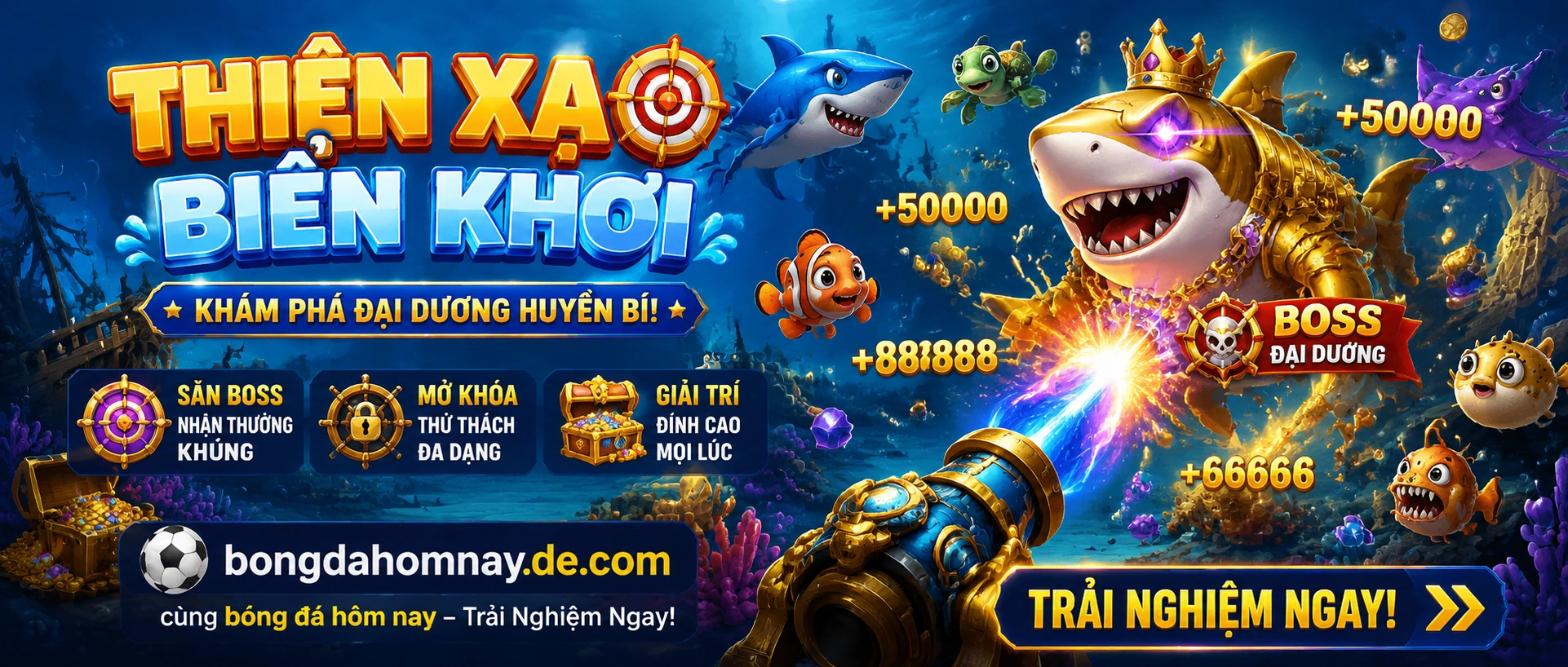Boss cá lớn và hiệu ứng thưởng